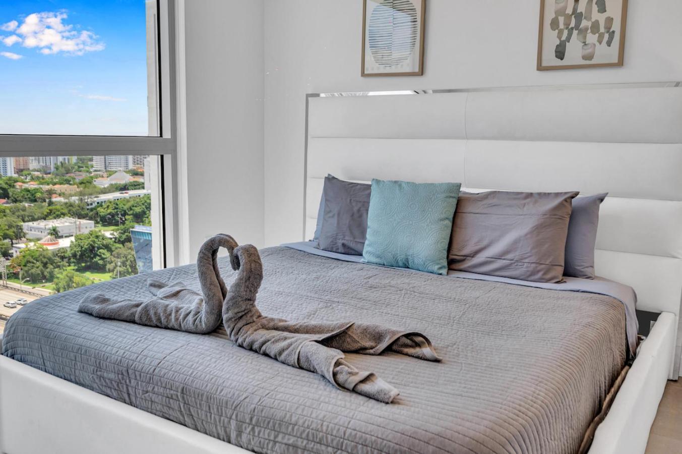 Beautiful Unit With Amazing View & Free Parking Miami Exterior foto